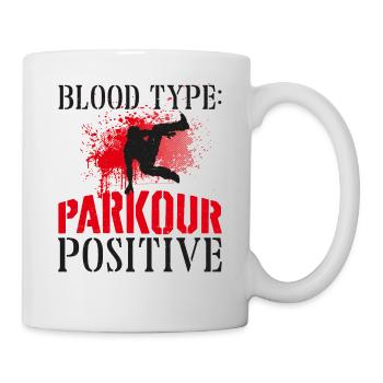 Parkour Free Running Traceur - Tasse - Weiß - Rechts
