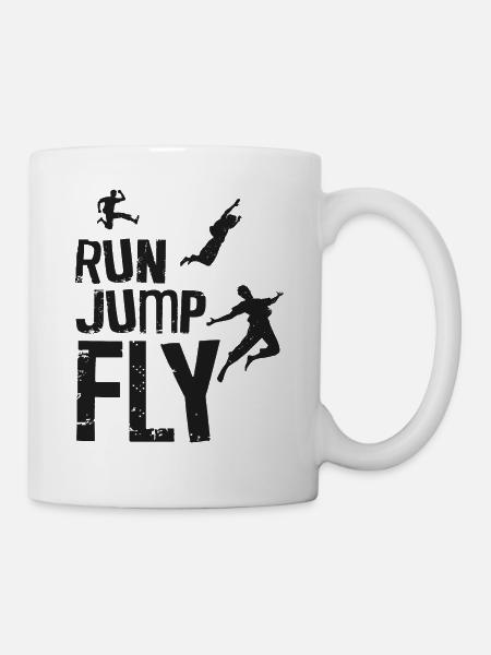 Parkour Free Running Traceur - Tasse - Weiß