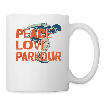 Parkour Free Running Traceur - Mug - white - Right