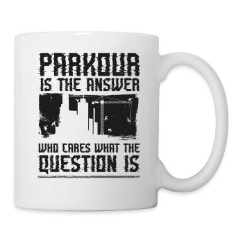 Parkour Free Running Traceur - Mug - white - Right