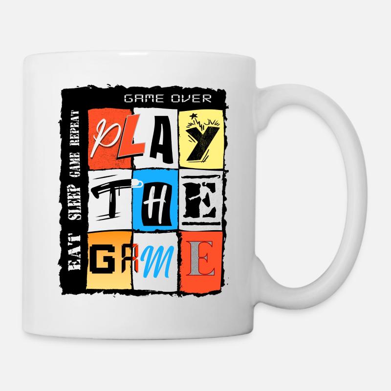 Jouez le jeu - Mug blanc - blanc