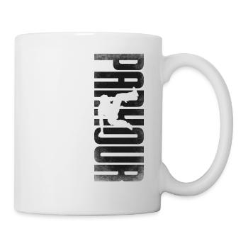 Parkour Free Running Traceur - Tasse - Weiß - Rechts