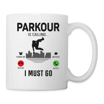 Parkour Free Running Traceur Phone - Mug - white - Right