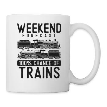 Steam Train Driver Trainspotting - Tasse - Weiß - Rechts