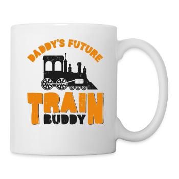 Steam Train Driver Trainspotting - Tasse - Weiß - Rechts