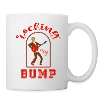 Rocking my bump maximum rocknroll rockabilly - Mug blanc - blanc - Droite
