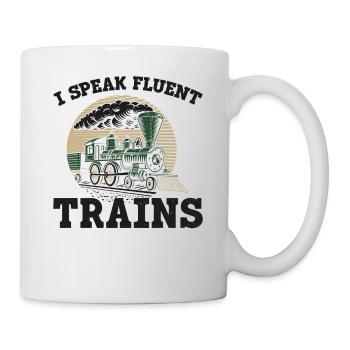 Steam Train Driver Trainspotting - Tasse - Weiß - Rechts
