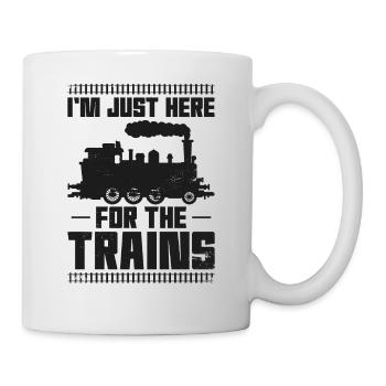 Steam Train Driver Trainspotting - Tasse - Weiß - Rechts