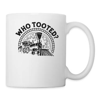 Steam Train Driver Trainspotting - Mug - white - Right