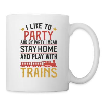 Steam Train Driver Trainspotting - Tasse - Weiß - Rechts