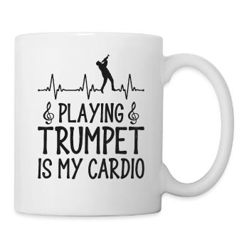 Joueur de trompette Vintage Playing - Mug blanc - blanc - Droite