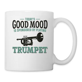 Trumpet Player Vintage Today's - Tasse - Weiß - Rechts