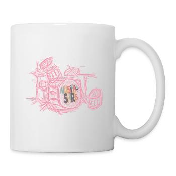 Schlagzeug/Drums - Tasse - Weiß - Rechts