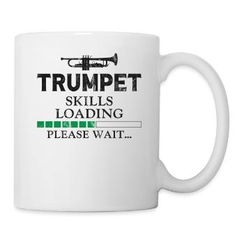 Trumpet Player Vintage Trumpet - Tasse - Weiß - Rechts
