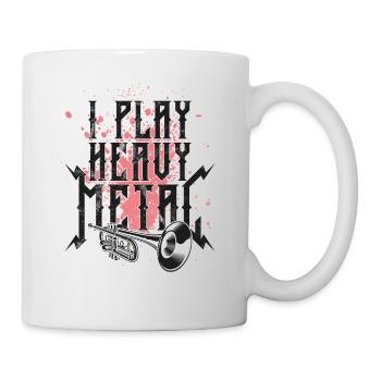 Trumpet Player Vintage I Play - Tasse - Weiß - Rechts