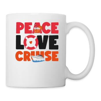 Bateau de croisière Vacances Fille Paix - Mug blanc - blanc - Droite
