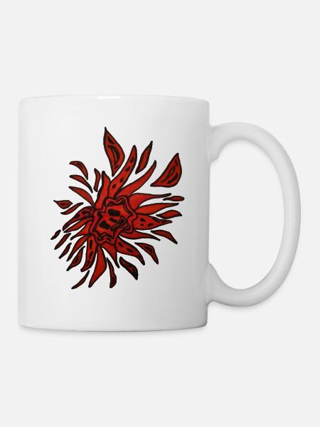 Feuerfunke - Tasse - Weiß