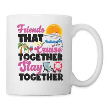 Cruise Ship Vacation Friends - Tasse - Weiß - Rechts