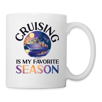 Cruise Ship Vacation Girl Cruising - Mug - white - Right