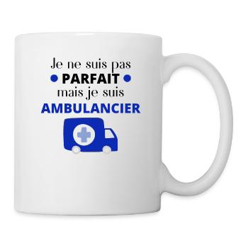 AMBULANCIER - Mug blanc - blanc - Droite