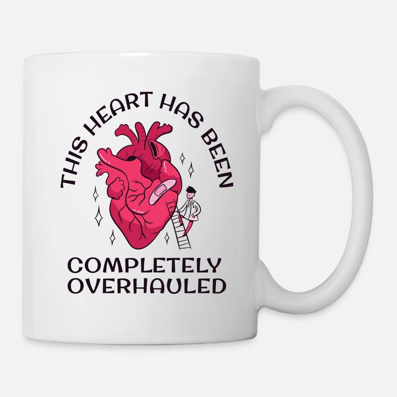 This heart has been completely overhauled - Mug - white