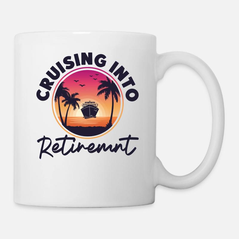 Cruise Ship Vacation Retired - Mug - white