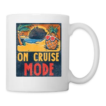 Cruise Ship Vacation Vintage On - Tasse - Weiß - Rechts