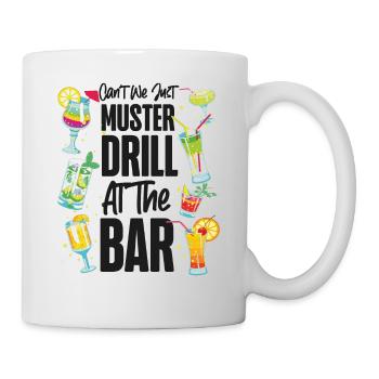 Cruise Ship Vacation Drinking - Tasse - Weiß - Rechts
