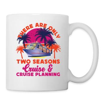 Cruise Ship Vacation Retro There - Mug - white - Right