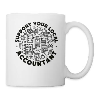 Accountant Bookkeeper Accounting - Mug - white - Right