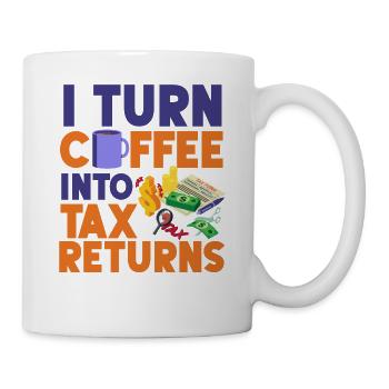 Accountant Bookkeeper Accounting - Tasse - Weiß - Rechts