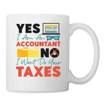 Comptable Comptable Comptable - Mug blanc - blanc - Droite