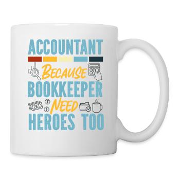 Accountant Bookkeeper Accounting - Mug - white - Right