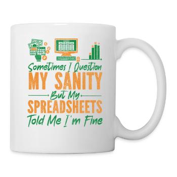 Accountant Bookkeeper Accounting - Tasse - Weiß - Rechts