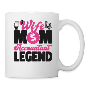 Accountant Bookkeeper Accounting - Mug - white - Right