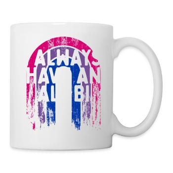 I Always Have an Ali-Bi Bisexual Couples Bi Pride - Mug - white - Right