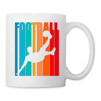 Fußballspieler - Tasse - Weiß - Rechts