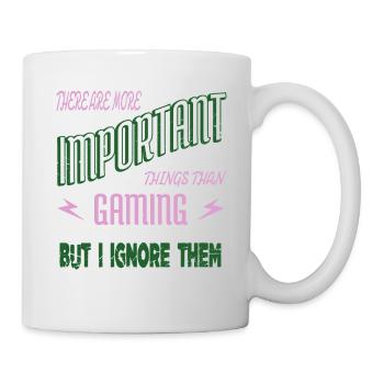 play the adventure zone gamer tshirt even left my - Mug - white - Right