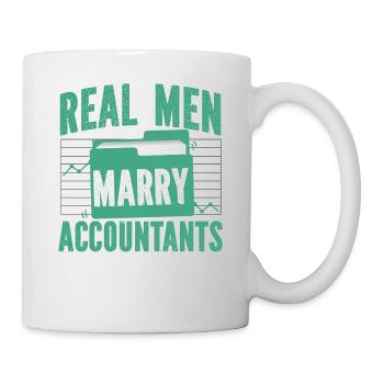 Accountant Bookkeeper Marriage - Tasse - Weiß - Rechts