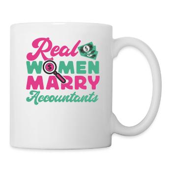 Accountant Bookkeeper Marriage - Tasse - Weiß - Rechts
