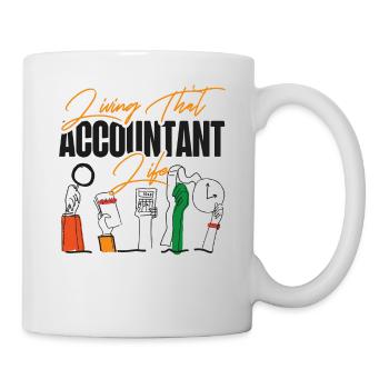 Accountant Bookkeeper Accounting - Mug - white - Right