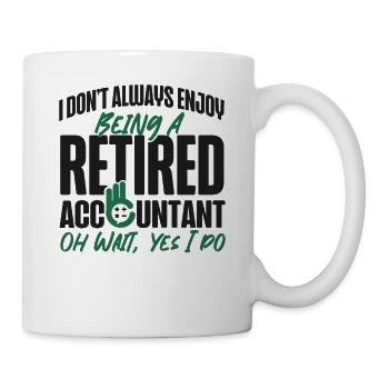 Comptable Comptable Comptable - Mug blanc - blanc - Droite