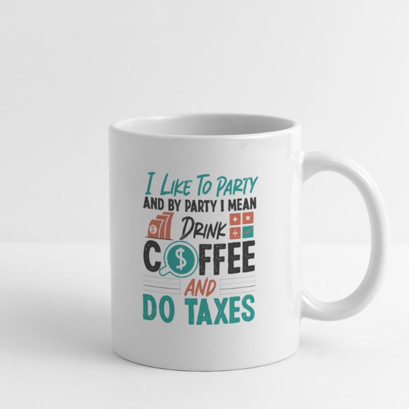 Comptable Comptable Comptable Mug blanc
