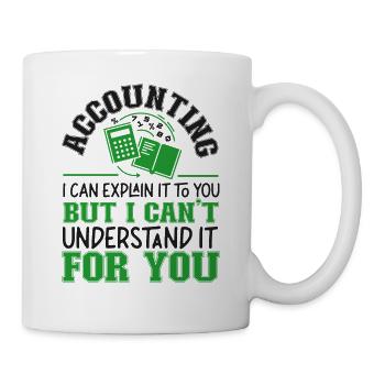Accountant Bookkeeper Accounting - Mug - white - Right