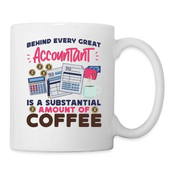 Accountant Bookkeeper Accounting - Mug - white - Right