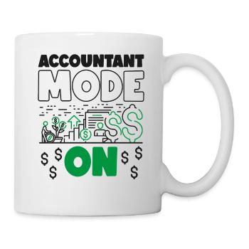 Accountant Bookkeeper Accounting - Mug - white - Right