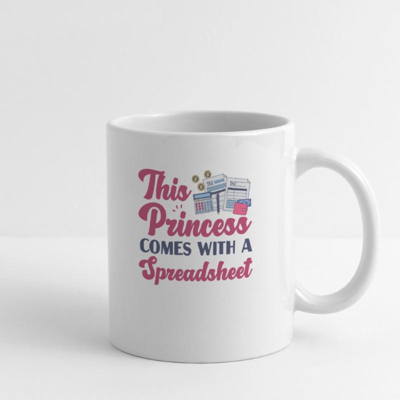 Comptable Comptable Comptable Mug blanc