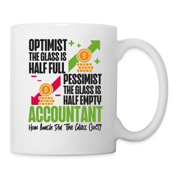 Accountant Bookkeeper Accounting - Mug - white - Right