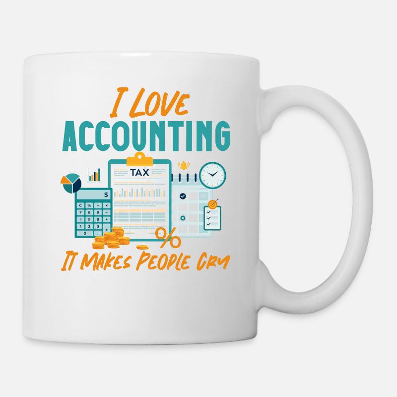 Accountant Bookkeeper Accounting I - Mug - white
