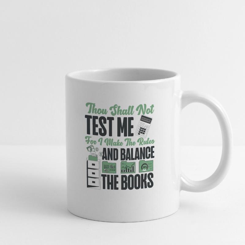 Comptable Comptable Comptable Mug blanc